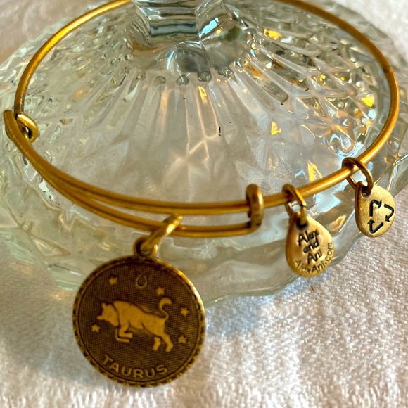 Alex and Ani Taurus Charm Bangle - Picture 3 of 4